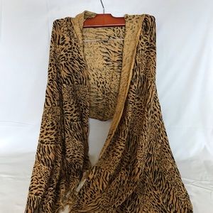 Leopard Print Scarf